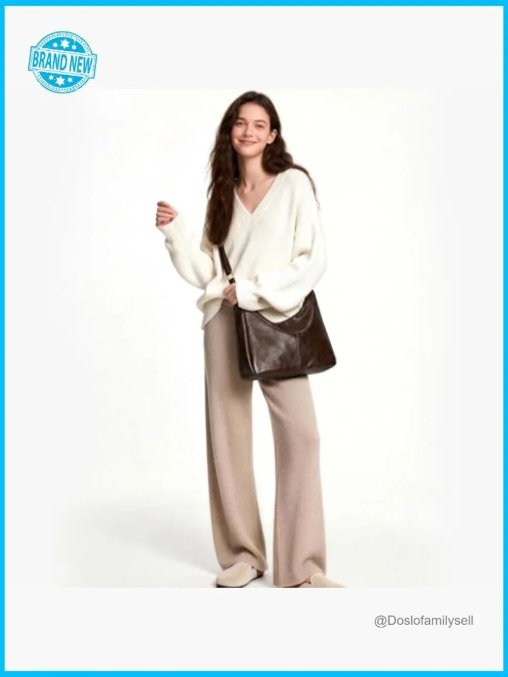 Slouchy Hobo Bag Faux Leather Adjustable Strap Large Capacity Crossbody